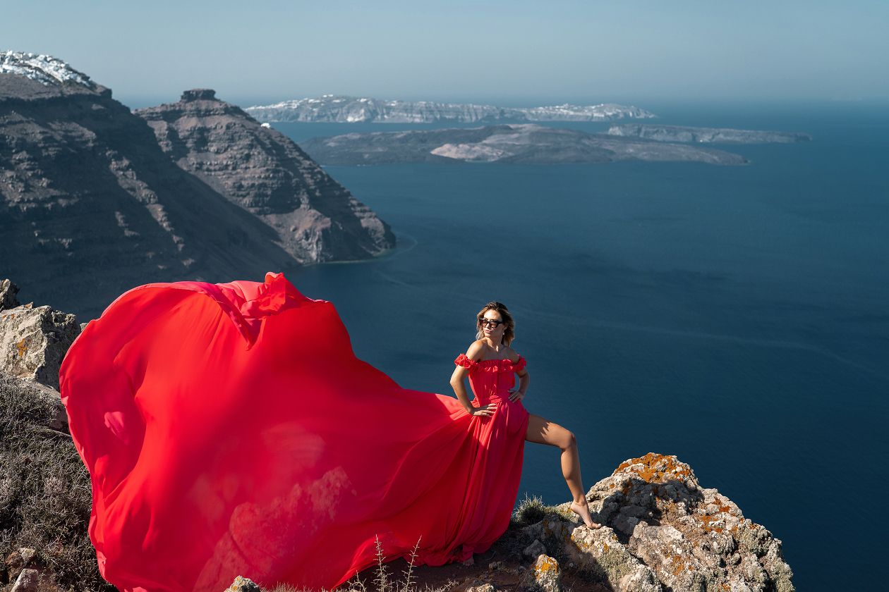 Secrets behind the flying dress photoshoot that costs a fortune