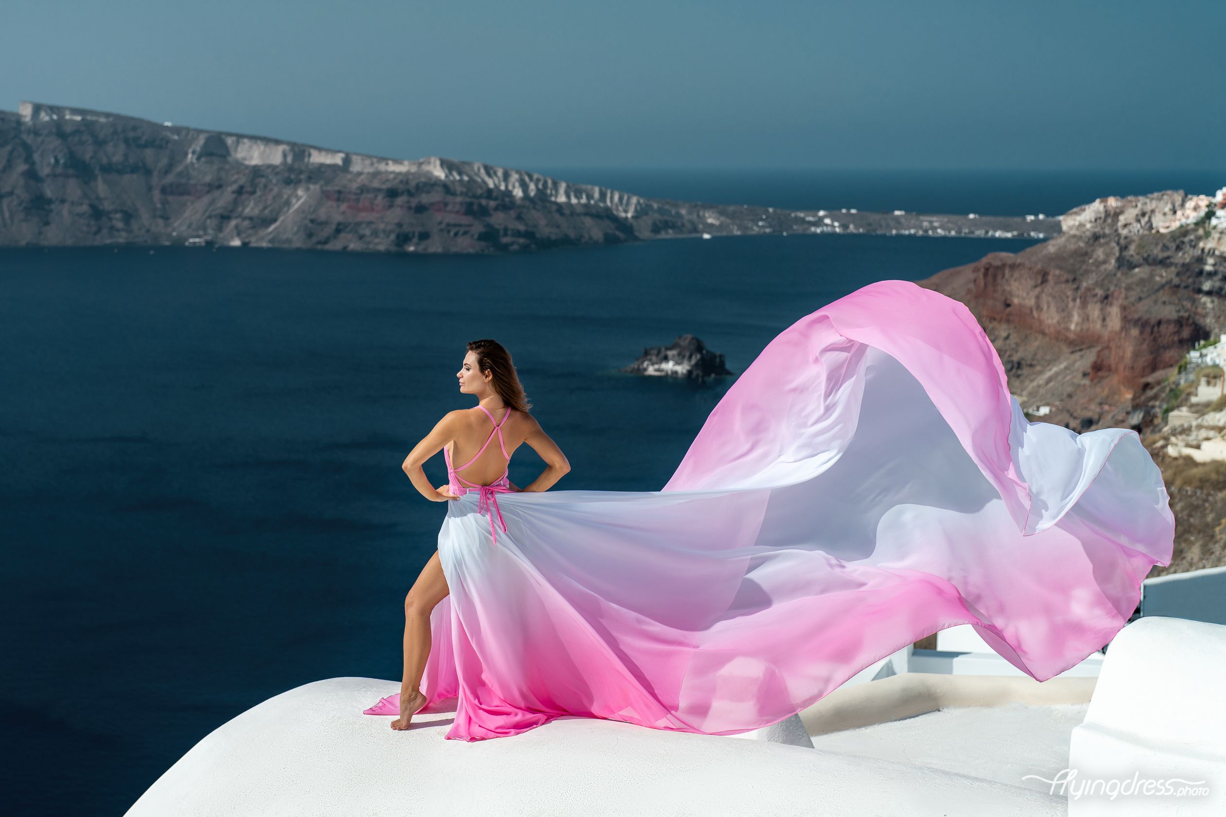 Pink Santorini Dress