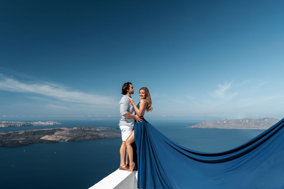 Marinos and Diminique photoshoot in Santorini, Greece